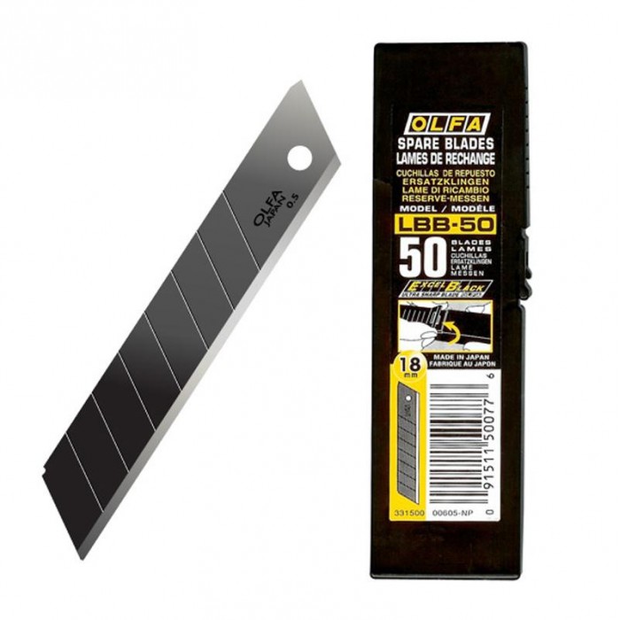 (Olfa LBB-50 Excel Black) £25.39 - Olfa LBB-50 Spare Blade, 18mm Excel ...